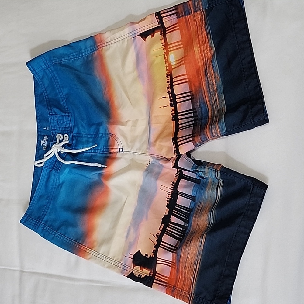 EUC Hollister swim trunks, size large